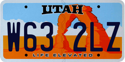 UT license plate W632LZ