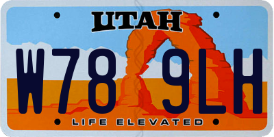 UT license plate W789LH