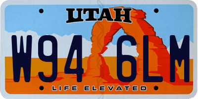 UT license plate W946LM