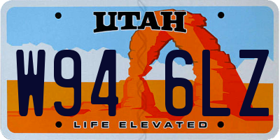 UT license plate W946LZ