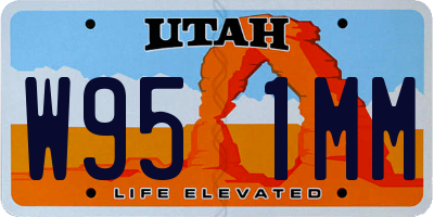 UT license plate W951MM