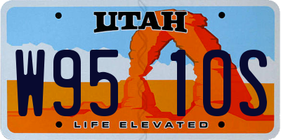 UT license plate W951OS