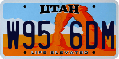UT license plate W956DM