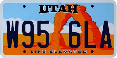 UT license plate W956LA