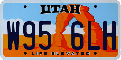 UT license plate W956LH