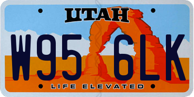 UT license plate W956LK