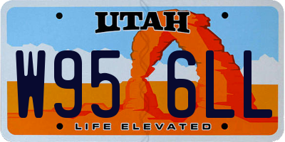 UT license plate W956LL