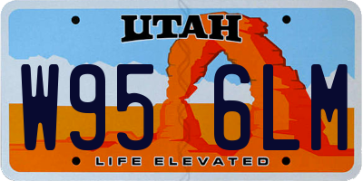 UT license plate W956LM