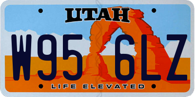 UT license plate W956LZ