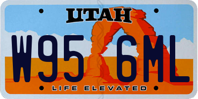 UT license plate W956ML