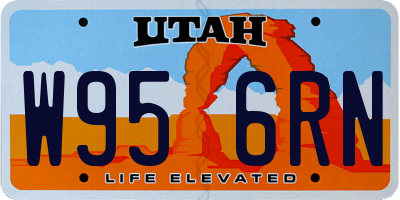 UT license plate W956RN