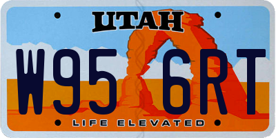 UT license plate W956RT