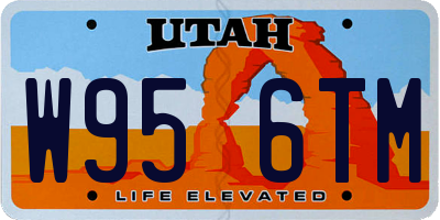UT license plate W956TM