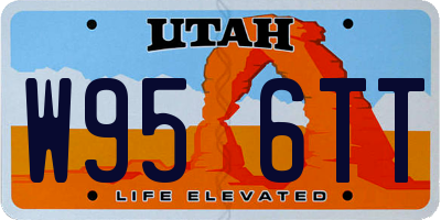 UT license plate W956TT