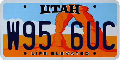 UT license plate W956UC