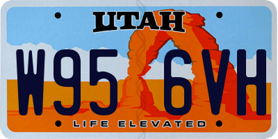 UT license plate W956VH