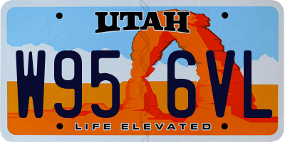 UT license plate W956VL