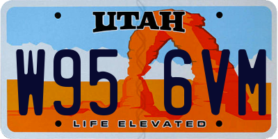 UT license plate W956VM