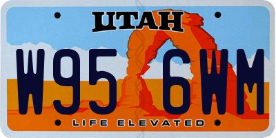 UT license plate W956WM