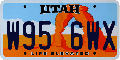 UT license plate W956WX
