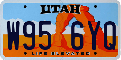 UT license plate W956YQ