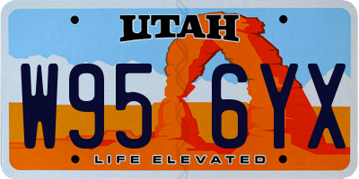 UT license plate W956YX