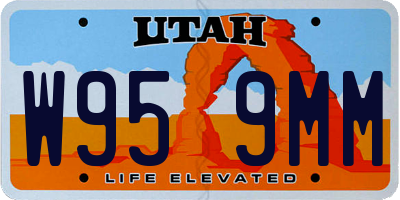 UT license plate W959MM