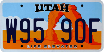 UT license plate W959OF