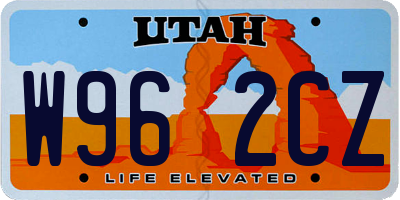 UT license plate W962CZ