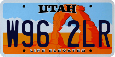 UT license plate W962LR