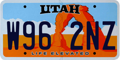 UT license plate W962NZ