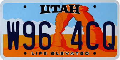 UT license plate W964CQ