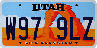 UT license plate W979LZ