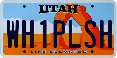 UT license plate WH1PLSH