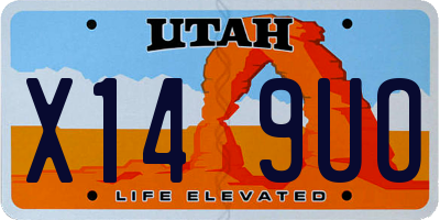 UT license plate X149UO