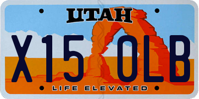 UT license plate X150LB