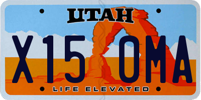 UT license plate X150MA