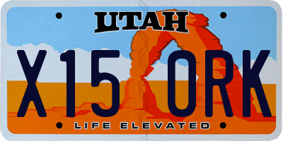 UT license plate X150RK
