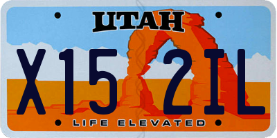 UT license plate X152IL