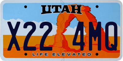 UT license plate X224MQ