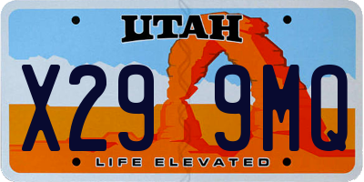 UT license plate X299MQ