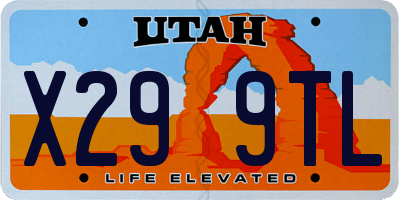UT license plate X299TL