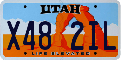 UT license plate X482IL