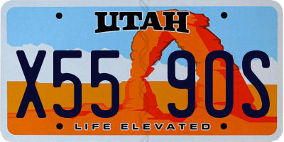 UT license plate X559OS