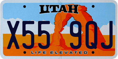 UT license plate X559QJ