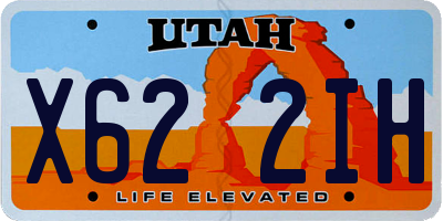 UT license plate X622IH