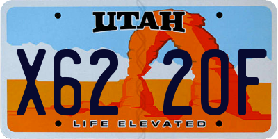 UT license plate X622OF
