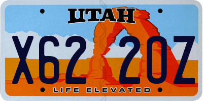 UT license plate X622OZ