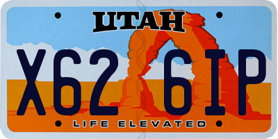 UT license plate X626IP