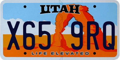 UT license plate X659RQ